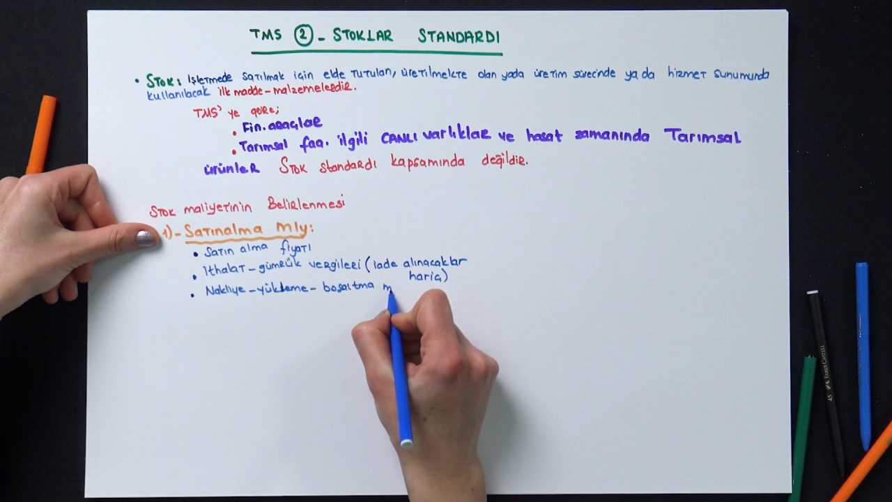 Muhasebe Standartları - TMS - 2 - Stok Standardı - Demo Ders